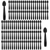 JIYIN 100 Pcs Eyeshadow Applicators, Disposable Eye Shadow Applicators, Mini