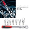 9Pcs Replaceable Wrench Set Flexible Head 180° Rotating Torsion Wrench