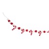 GALLERIE II Candy Cane Garland Red