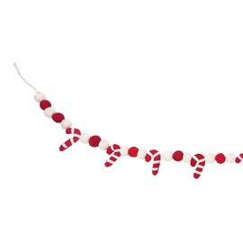 GALLERIE II Candy Cane Garland Red