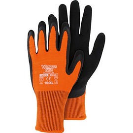Wondergrip - Thermo Lite - WG-320O Safety Gloves - Double Latex Coating - Cold Protection - High Grip - Insulated & Ergonomic Fit - For Wet and Dry Conditions - Orange - Small