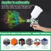 MXNLPJ Pistola Gravedad Pintura Automotriz De 600ml 1,4/1,7/2,0 Mm
