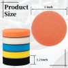 Ecocstm 5 PCS 5 Inch Buffing Polishing Pads Cutting Pads
