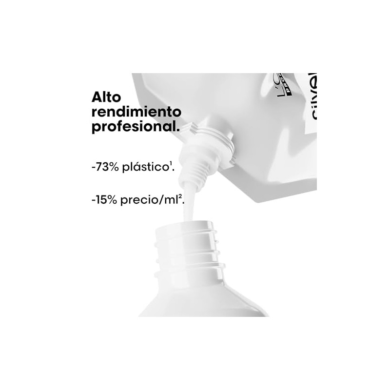 L'Oréal Professionnel Silver Shampoo Refill Matizador 500ml