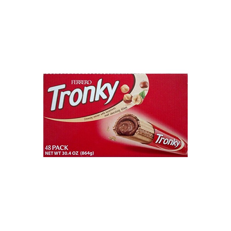 Ferrero Tronky Hazelnuts Chocolate Filling 48 Count