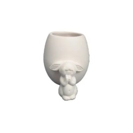 10 Conejo Con Huevo De Pascua De Ceramica Para Pintar