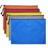 Document Bag, Pack of 5 A5 File Pockets with Zip,