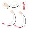 Zerodeko 1Pair Speaker Wire Harness Adapter Plug Car Accessory for