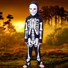 SCGEHA Skull Costume, Skull, Skull, Ghost, Cosplay, Halloween Costume, Kids