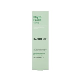 Dr.FORHAIR Phyto Tónico fresco para cuero cabelludo graso, sebo excesivo, olor superior de la cabeza, sulfato de parabeno sin color artificial, 100ml