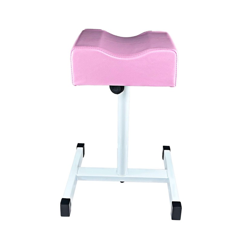 LOVEVLOGY LOVEVLOGY Pedicure Stool, Height Adjustable, H-Shaped Arch Cushion, Pink,