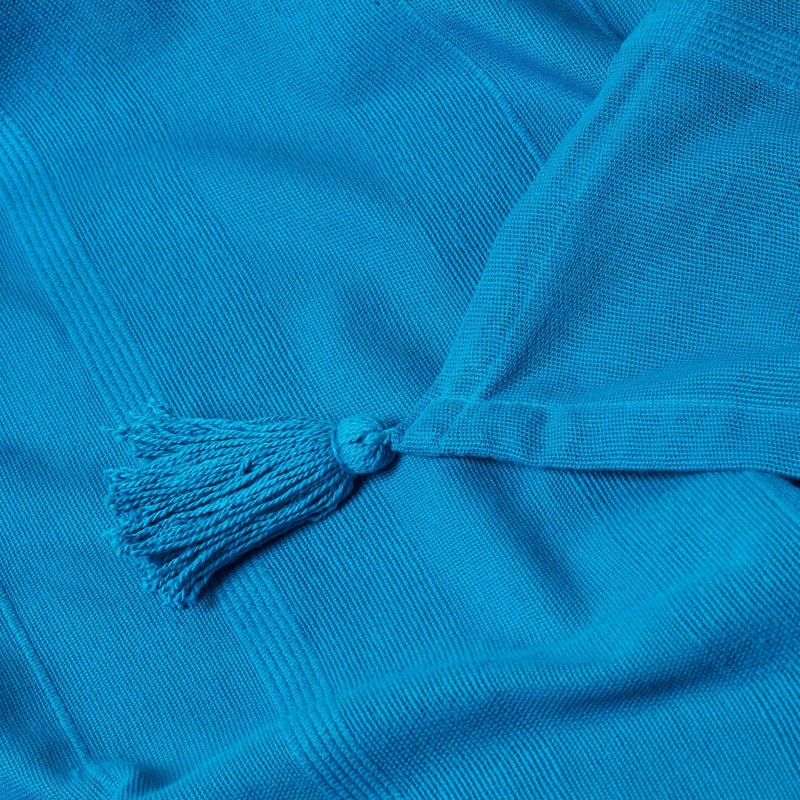 HOMESCAPES - Rajput Ribbed Throw - 60 x 80 Inches