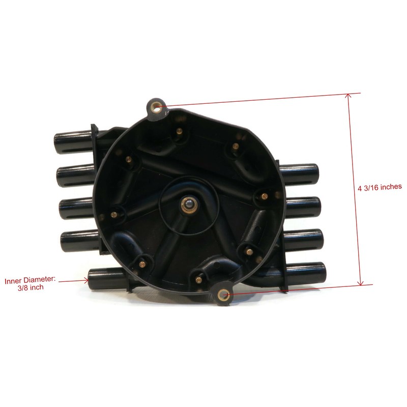 The ROP Shop Distributor Cap and Rotor Kit, Brass, for
