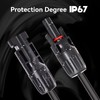Cleqee Y Zweig Solar Connector Solar Panel Parallel Adapter 1