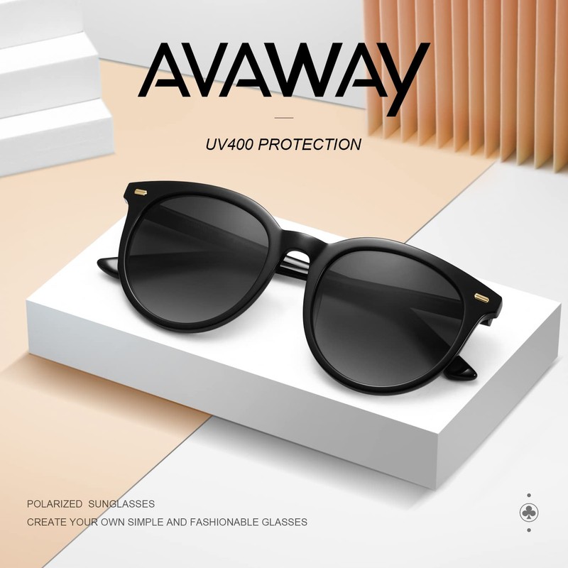 AVAWAY Fashion Sunglasses for Women Polarised UV Protection Ladies Eyewear