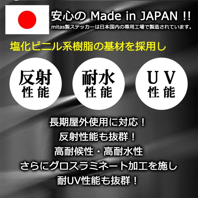 mitas Dash Cam Sticker Reflective Sticker for Recording, Countermeasure for