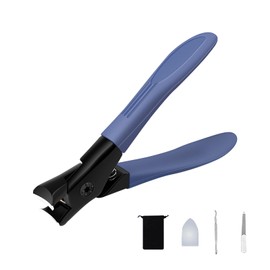 TAORANJU Nail Clippers for Thick Nails, Wide Jaw Toenail Clippers Stainless Steel Nail Cutter, Sharp Curved Nail Trimmer Heavy Duty Toe Nail Clippers for Men Women