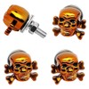 Skull License Plate Bolts & Screws for Car/Motorcycle/Truck, Decorative Rust-Proof