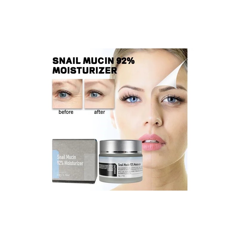 Crema Hidratante Facial Diaria Con Mucina De Caracol, Crema
