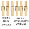 60 XXL Jumbo Strong Wooden Clothes Pegs For Washing Line