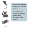 Nilaqua Towel Off Shampoo Rinse Free Hair Washing, No Water