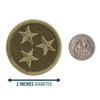 OD Green Subdued Tennessee Tristar Patch - 2" Diameter Round