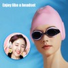 Silicone Swimming Hat with 3D Ear Protection Hat for Men