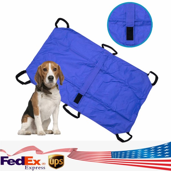 GDRASUYA10 Large Dog Stretcher Nylon Pet Animal Emergency Rescue Transport