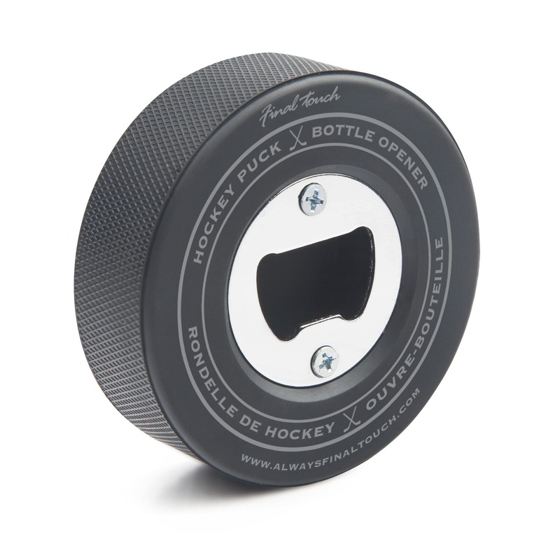 Final Touch Hockey Puck Bottle Opener (FTA6627)