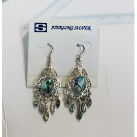 SSO vintage sterling silver 925 chandelier earrings