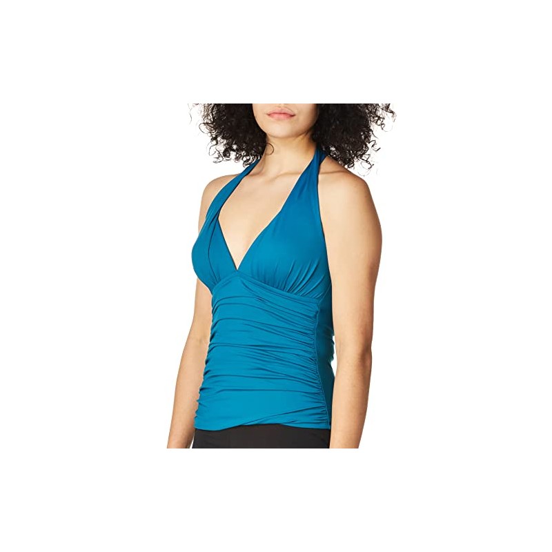 La Blanca Island Goddess Halter - Traje de baño Tankini