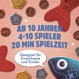 Smells suspicious: A family game for quickly thinking and bluffing for children aged 10 and above.