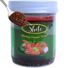 Special Shito |Shrimp Sauce Hot Sauce |Ghana Shito | Premium Blend of Shrimp | Fish Powder |Spices & Hot Dried Pepper (8 oz Mild)