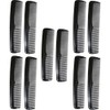 COM-FOUR® 10 x Hair Comb, Fine and Coarse Toothed Hairdressing