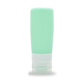 Tostyles 2.9oz Silicone Travel Bottles Leak Proof Refillable Squeezable Containers Mini Small Empty Travel Bottles for Shampoo Conditioner Lotion Toiletries (Green)