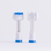 Triple Bristle Replacement Brush Head Refills | Innovative 3 Sided