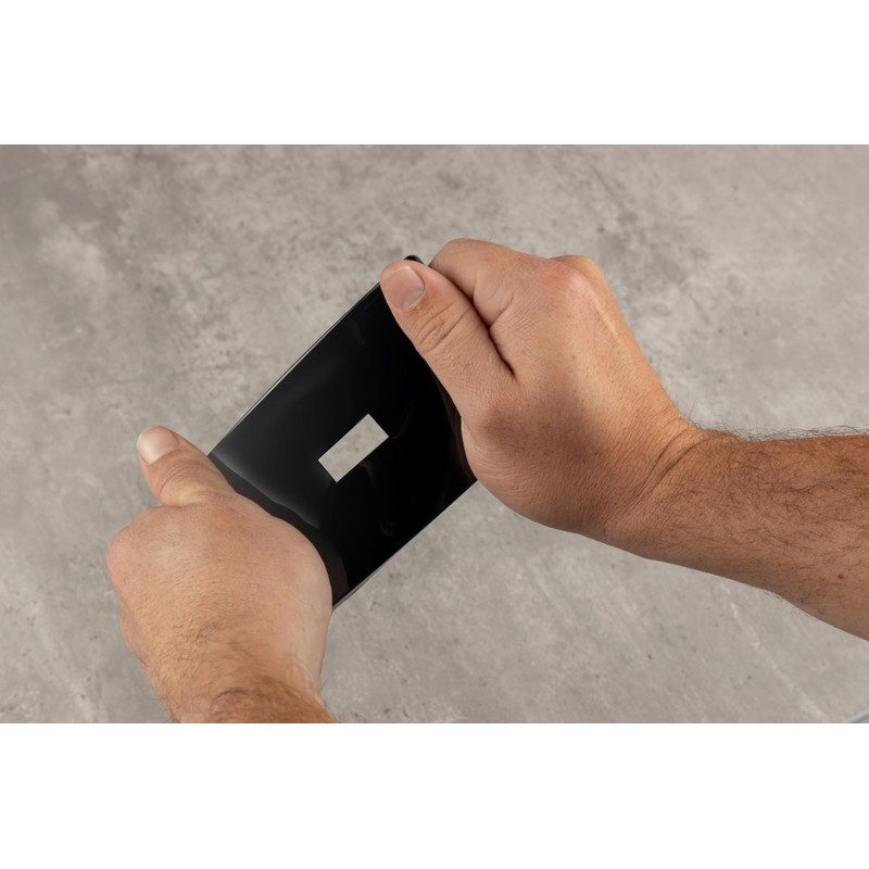 UltraPro Screwless Toggle Switch Wallplate, 1-Gang, Modern Snap-On Cover, Child-Safe,