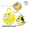 Jamara 460457 - Palla per saltare Smile giallo 450mm -