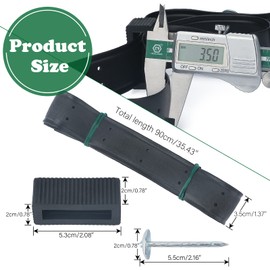 KINGLAKE 2 Pcs 90x3.5 cm Heavy Duty Tree Ties Adjustable Tree Traps for Support Tree Shrub