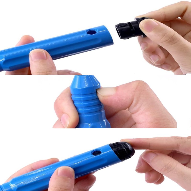 LimCryspp Metal Deburring Tool, With 10 High-Speed Steel Blades, Suitable
