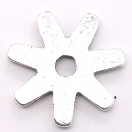 Stecksstore Spurs Bezel Concho in Antique Silver 3/4" 7785-12