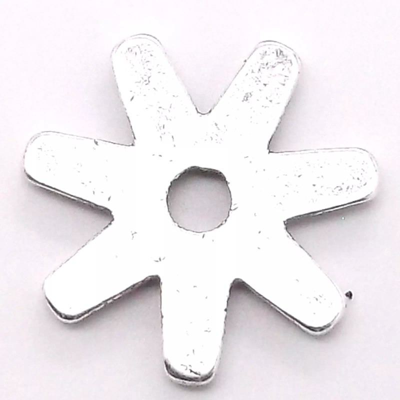 Stecksstore Spurs Bezel Concho in Antique Silver 3/4" 7785-12