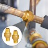 Pack of 2 Brass Screw Connection 1 Inch 1 Inch