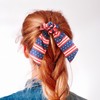2PCS 4th July Hair Scrunchies for Women Girls American Flag