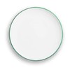 GMUNDNER KERAMIK Dinner Plate Cup Diameter 25 cm Green Rim