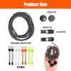 4 Pares Cordones Elasticos para Tenis, Agujetas Elasticas, Ajustables con