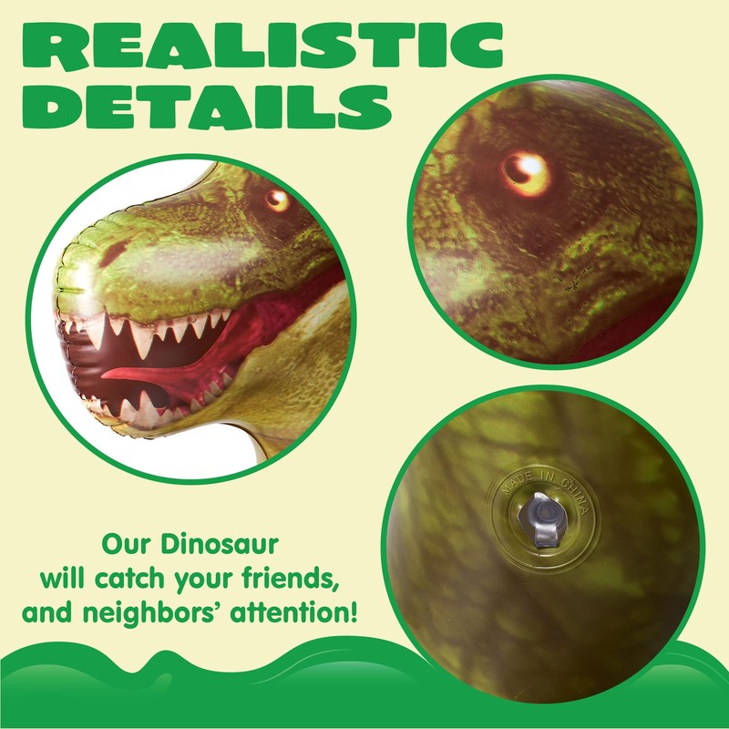 JOYIN 62” Giant T-Rex Dinosaur Inflatable for Party Decorations, Birthday