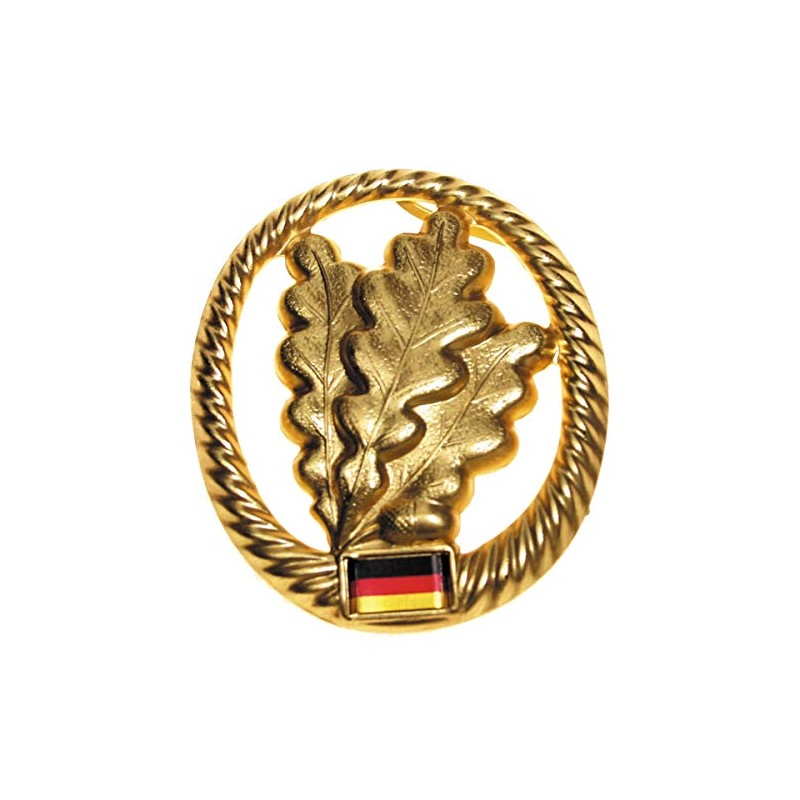 Max Fuchs Men's BW Beret Insignia "Jäger" Metal