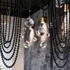 Heynsgu Black Ceiling Fan Pull Chain 120" Extra Long Rust