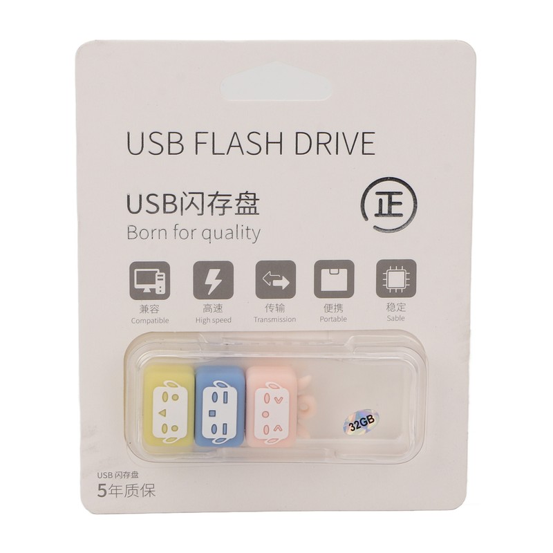 Cartoon USB Flash Drive USB2.0 Interface Plug and Play High